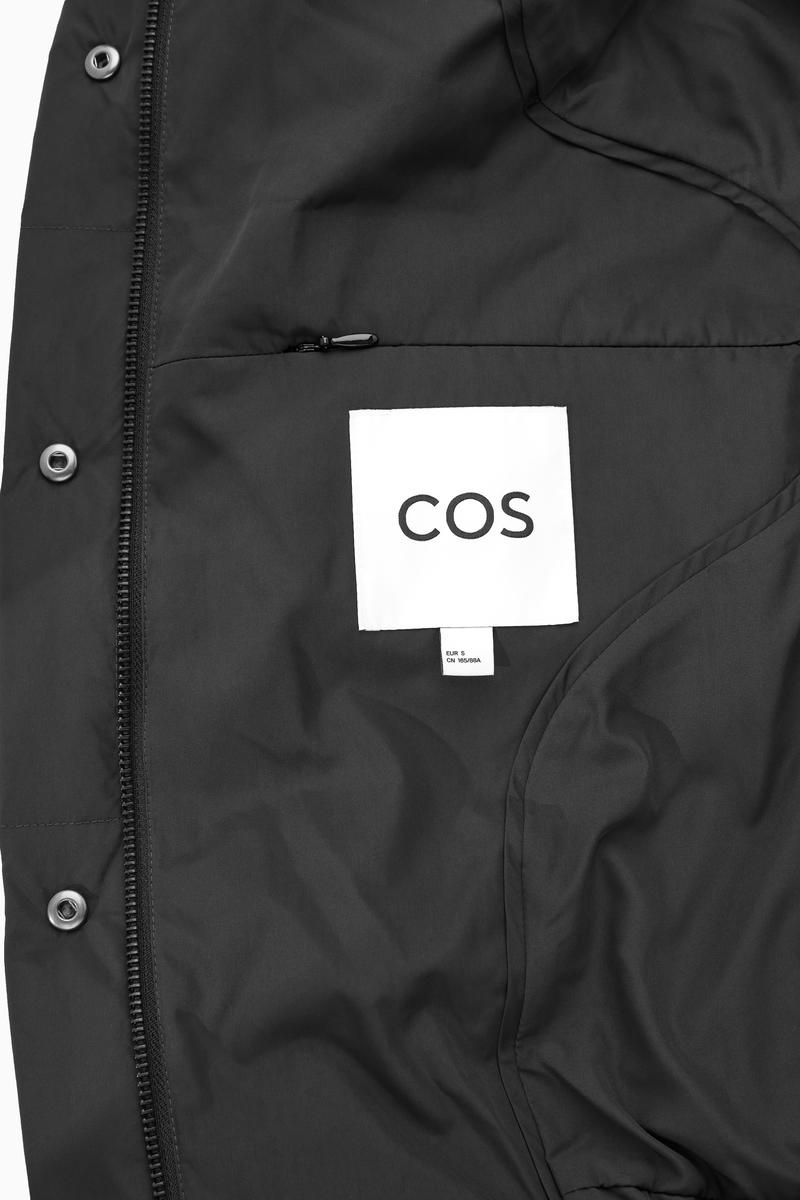 FUNNEL-NECK PUFFER COAT ファンネルネックパファーコート ブラック