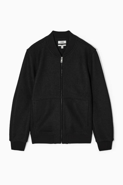 WOOL BOMBER JACKET ウールボンバージャケット｜COS コス 公式 ...