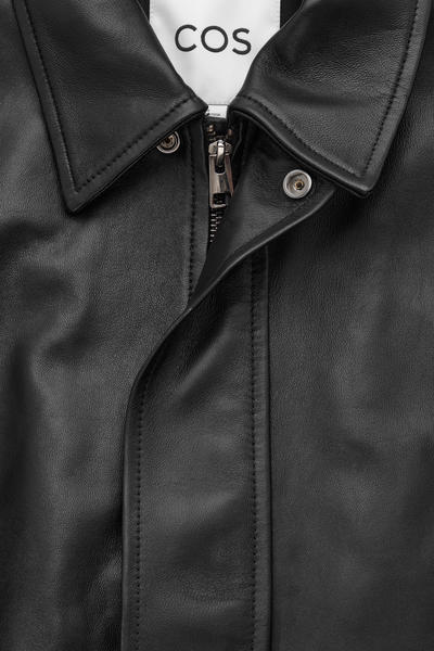 LEATHER BLOUSON JACKET レザーブルゾンジャケット｜COS コス 公式 ...