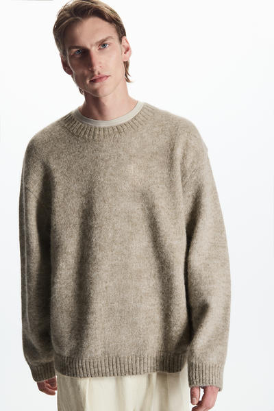 OVERSIZED ALPACA-BLEND JUMPER オーバーサイズ アルパカブレンド