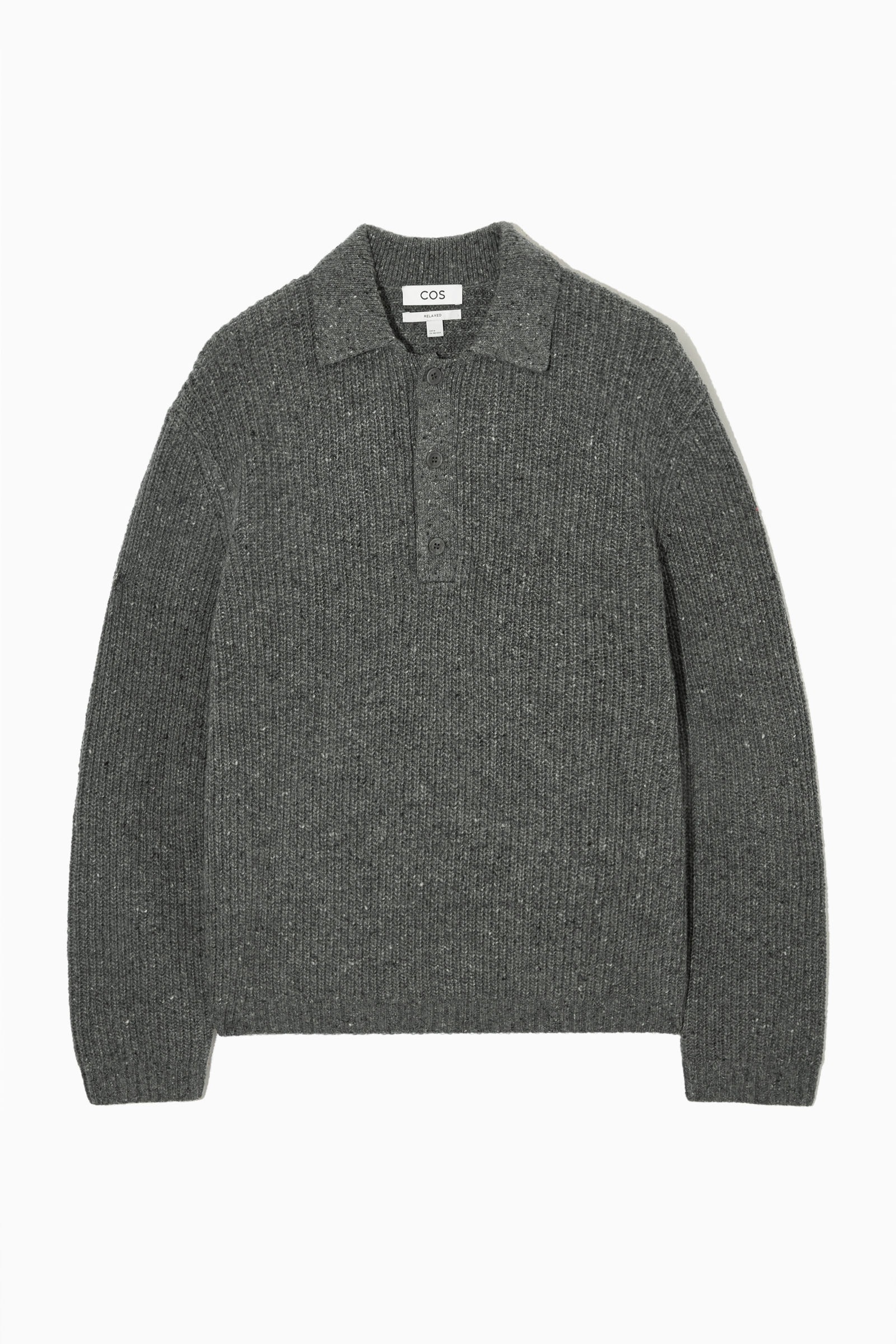 RELAXED-FIT WOOL-CASHMERE POLO SHIRT リラックスフィット ウール