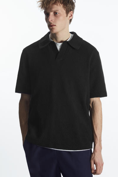 COS ブークレニットポロシャツ