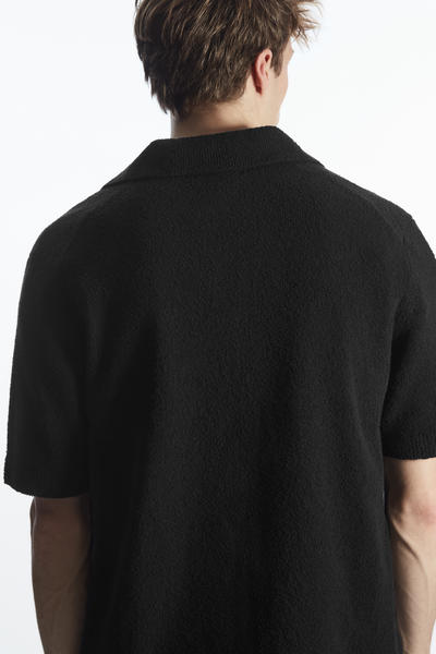 COS ブークレニットポロシャツ