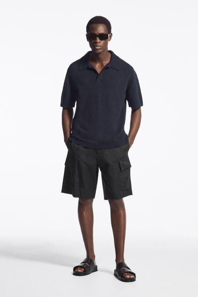 COS ブークレニットポロシャツ