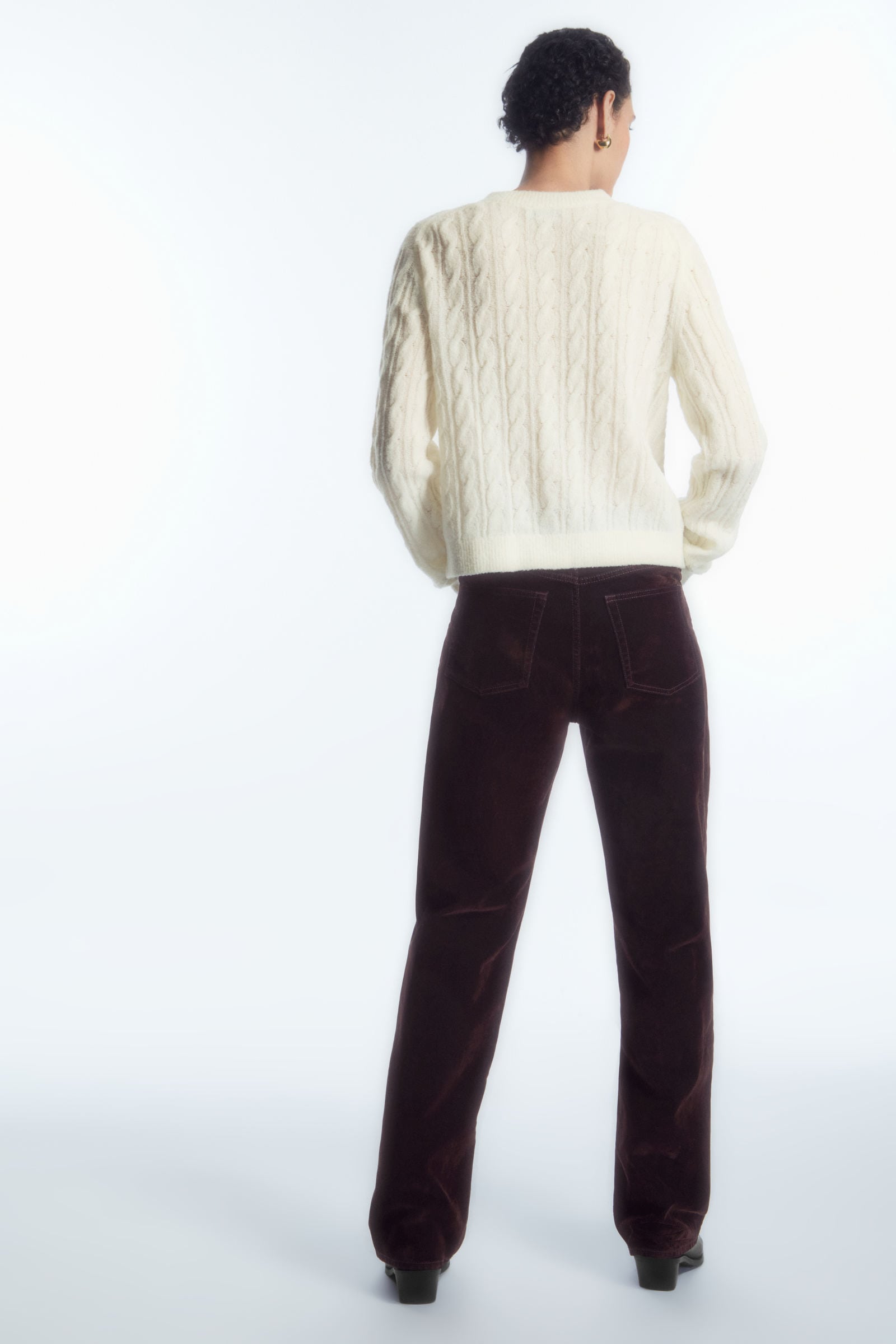 CABLE-KNIT MOHAIR CARDIGAN ケーブルニットモヘアカーディガン