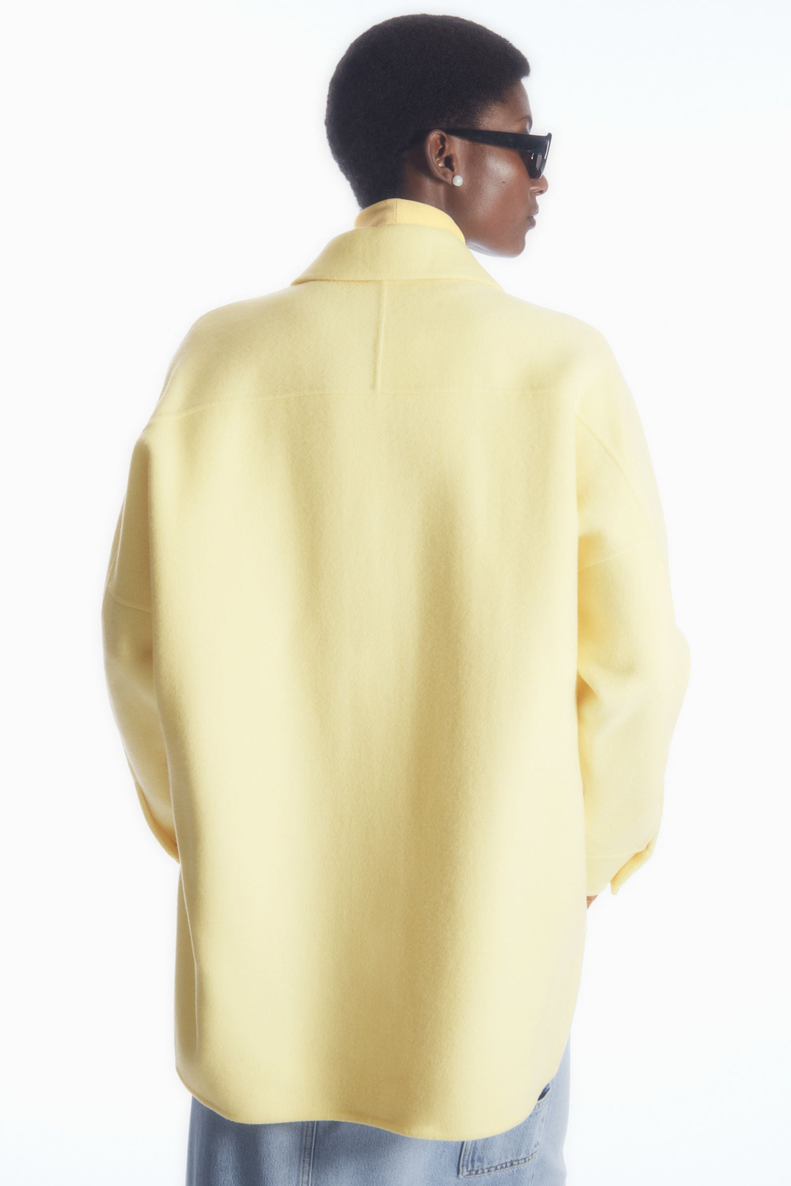 DOUBLE-FACED WOOL OVERSHIRT ダブルフェイス ウールオーバーシャツ