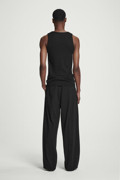 COS スクープネック リブニットタンクトップ