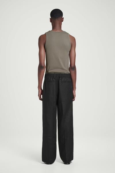 COS スクープネック リブニットタンクトップ