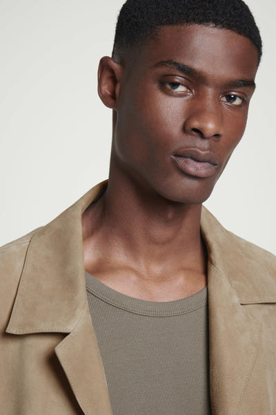 COS スクープネック リブニットタンクトップ