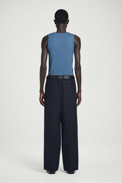 COS スクープネック リブニットタンクトップ