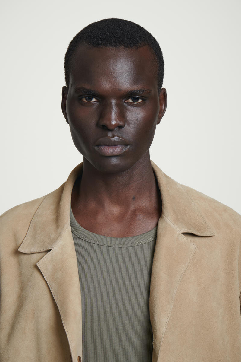 COS スクープネック リブニットタンクトップ