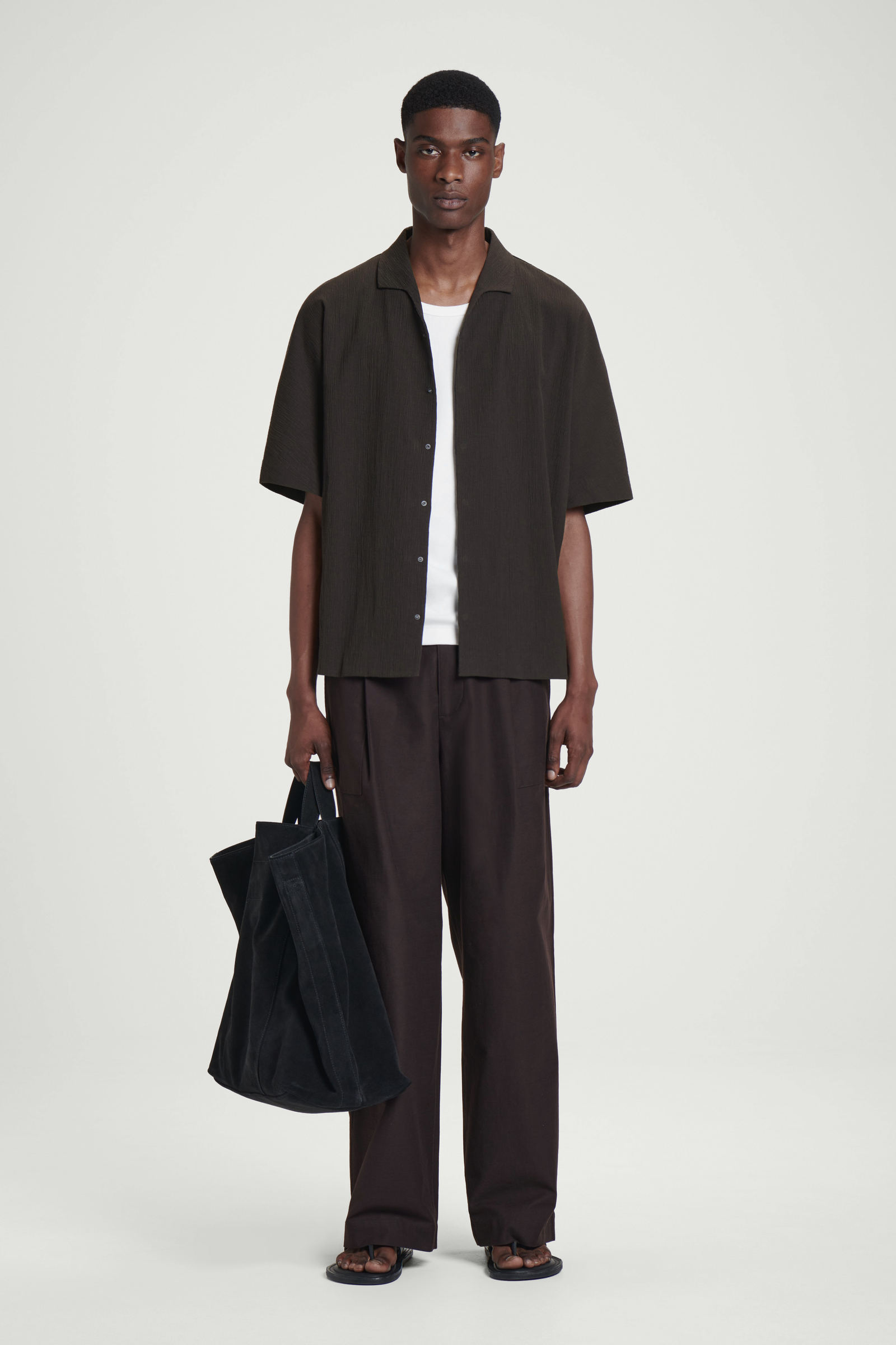 SCOOP-NECK RIBBED TANK TOP スクープネック リブニットタンクトップ