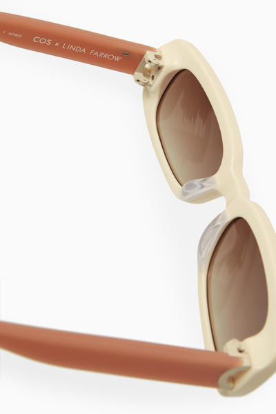 COS レクタングルアセテートサングラス