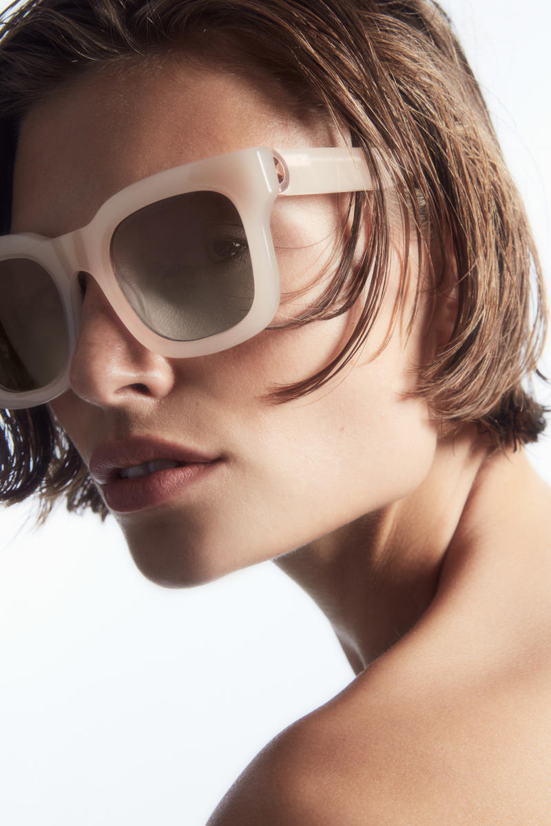 GAZE SUNGLASSES - D FRAME GAZE SUNGLASSES - Dフレーム ライトピンク