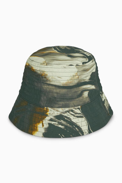 COS プリント柄バケットハット