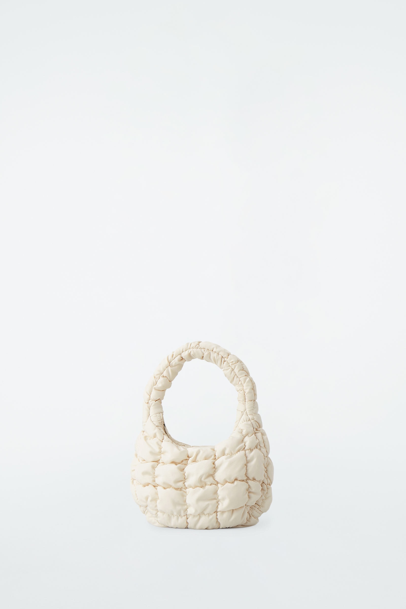 QUILTED MICRO MINI BAG キルトマイクロミニバッグ ベージュ｜COS コス 