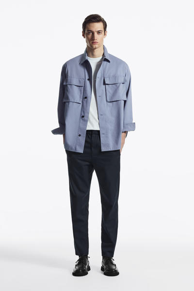 ストレッチテーパードツイルパンツ