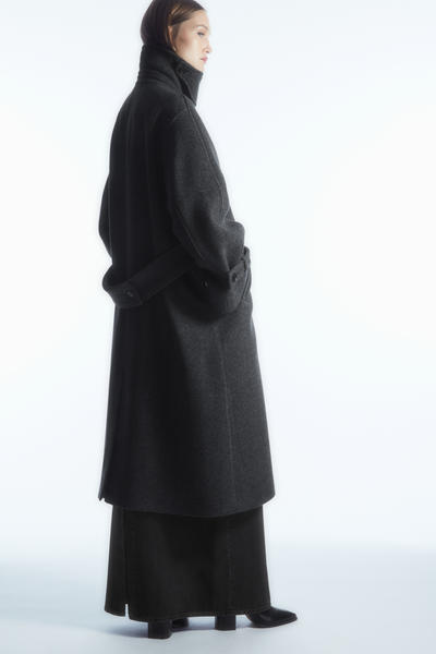 cos wool blend tailored coat