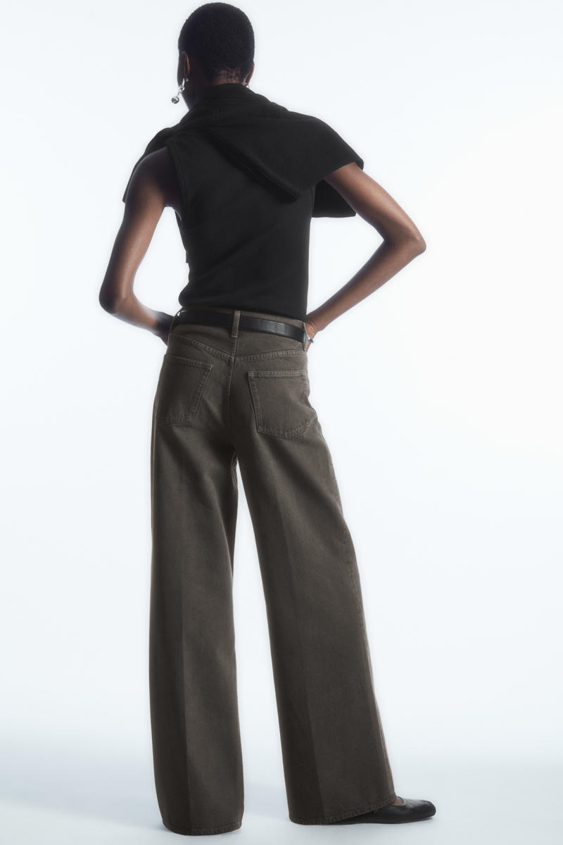 COS WIDE-LEG HIGH-RISE JEANS 28