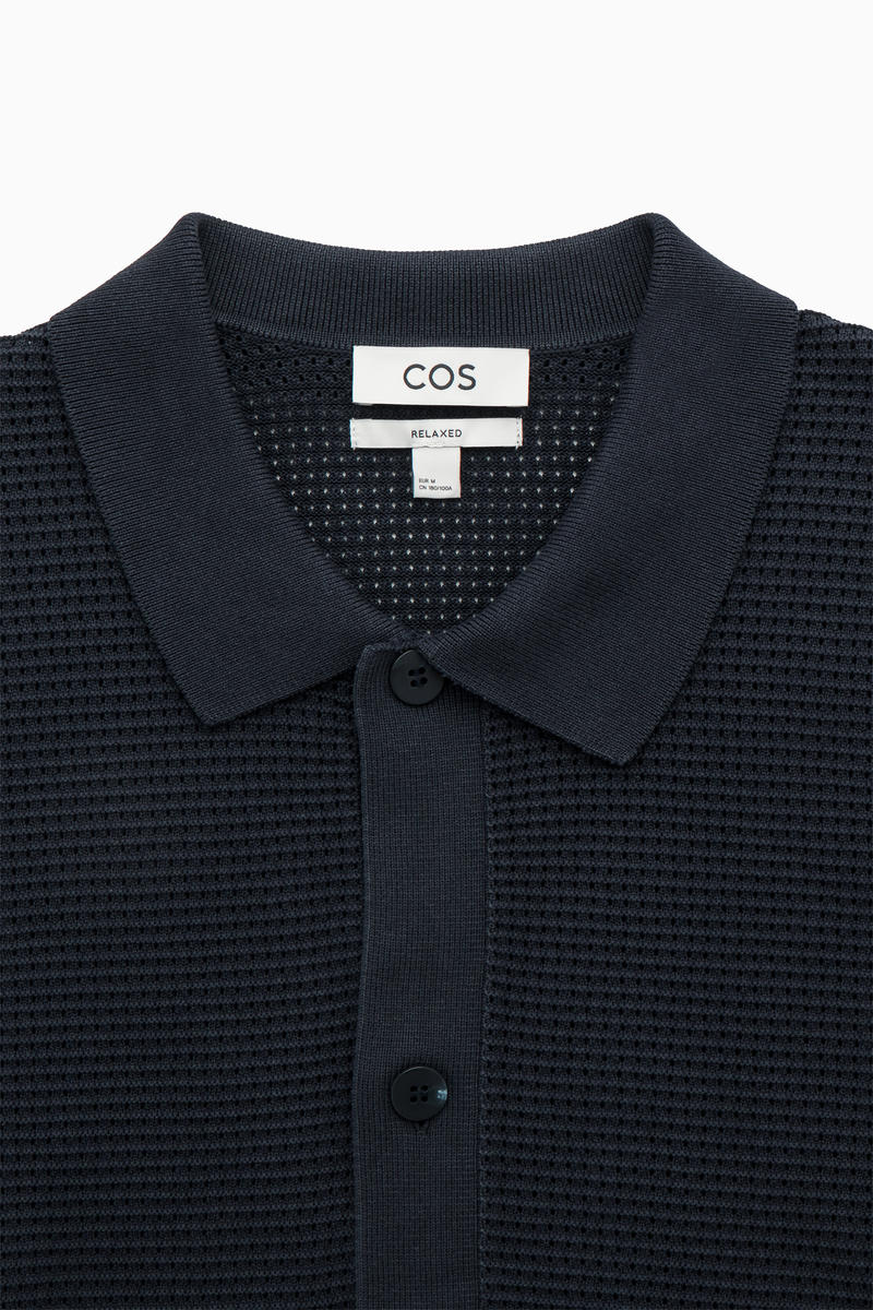 OPEN-KNIT SHORT-SLEEVE SHIRT オープンニット ショートスリーブシャツ