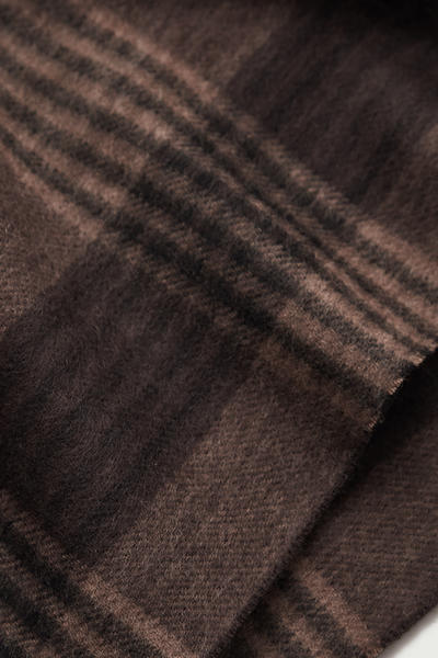 COS フリンジウールカシミヤマフラー