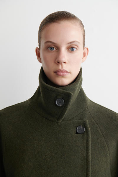 OVERSIZED DOUBLE-BREASTED WOOL COAT オーバーサイズ ダブルブレスト