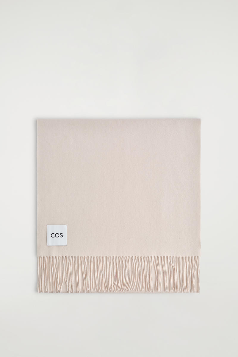 COS フリンジウールマフラー