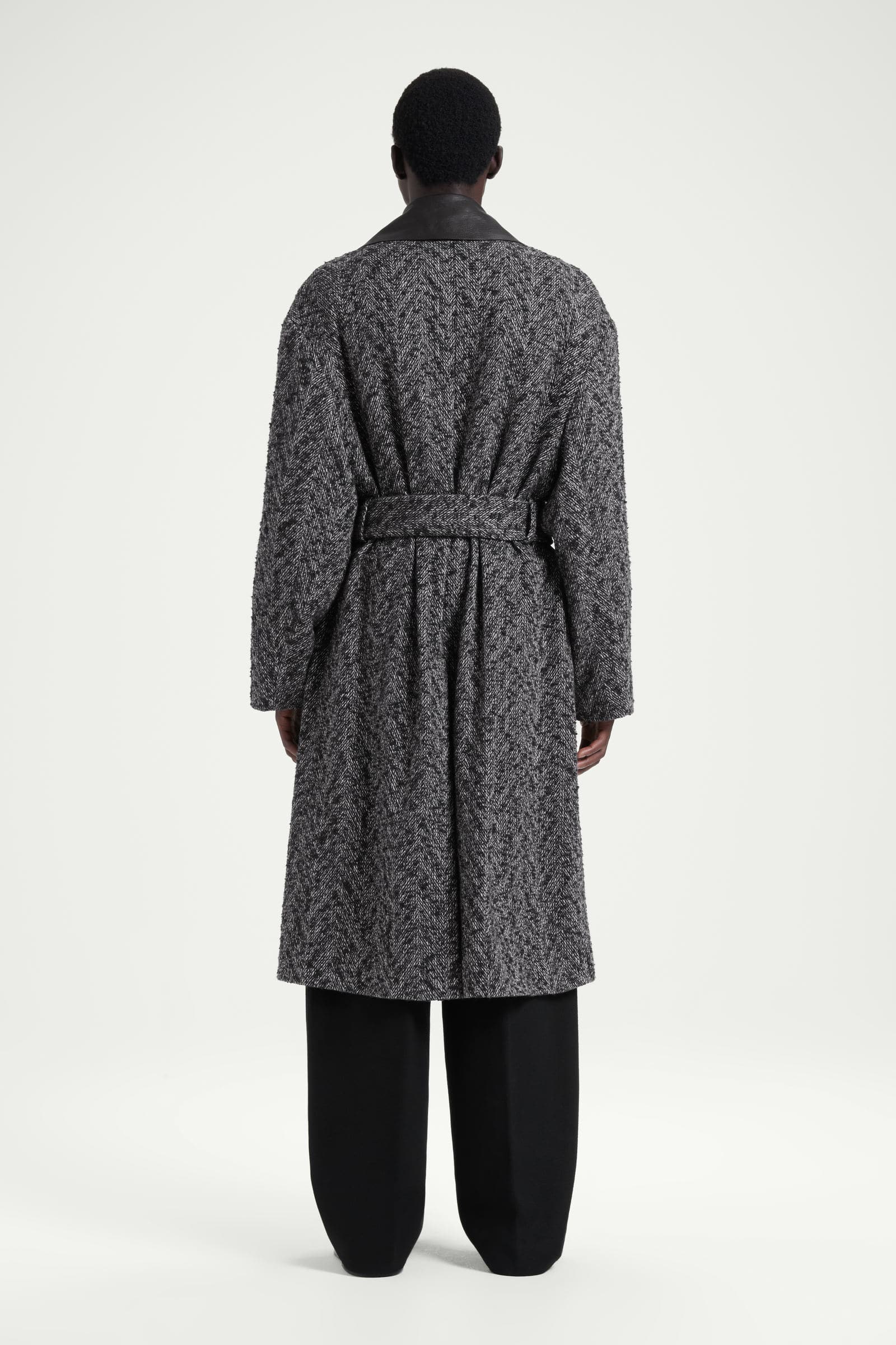 CARUSO ポロコート 英国調キャバリーツイルヘリンボーン 46 CARUSO ポロコート 英国調キャバリーツイルヘリンボーン 46