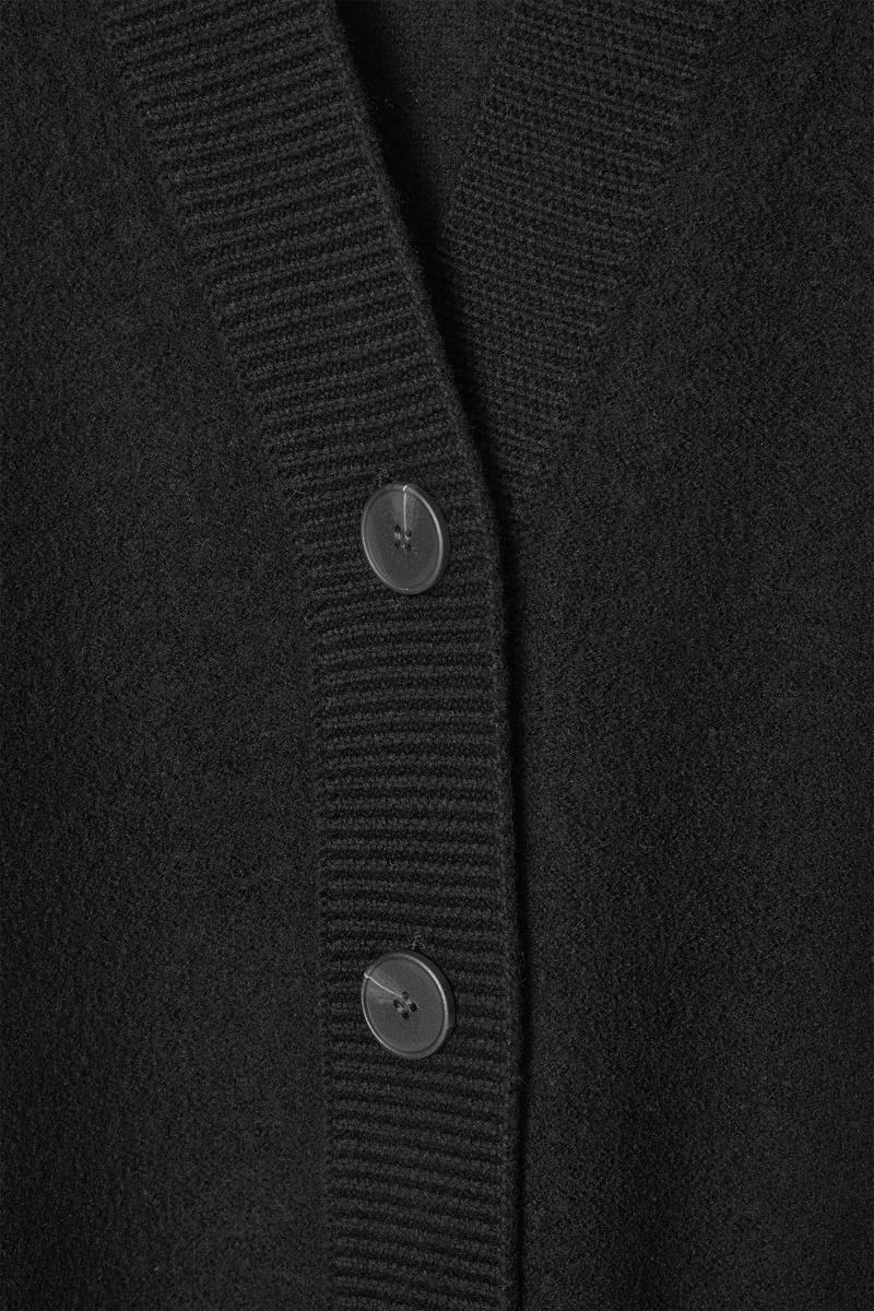 OVERSIZED BOILED MERINO WOOL CARDIGAN オーバーサイズボイルドメリノ