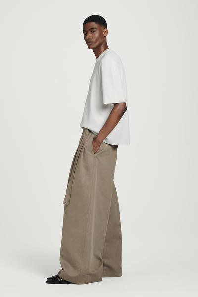 COS オーバーサイズダブルフェイスニットTシャツ