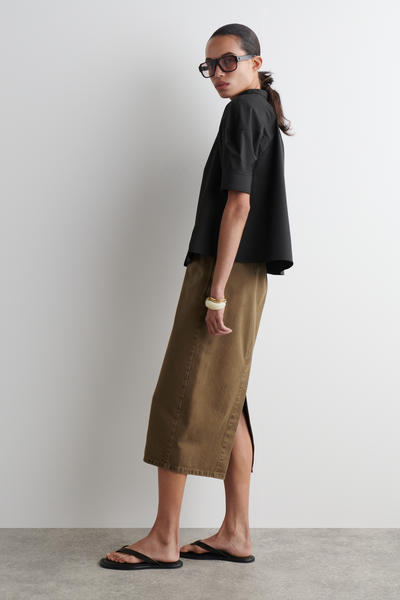 COS パフスリーブブラウス