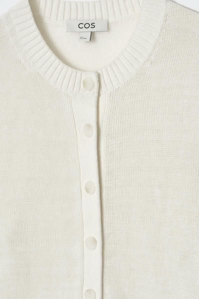 COS ニットリネンカーディガン
