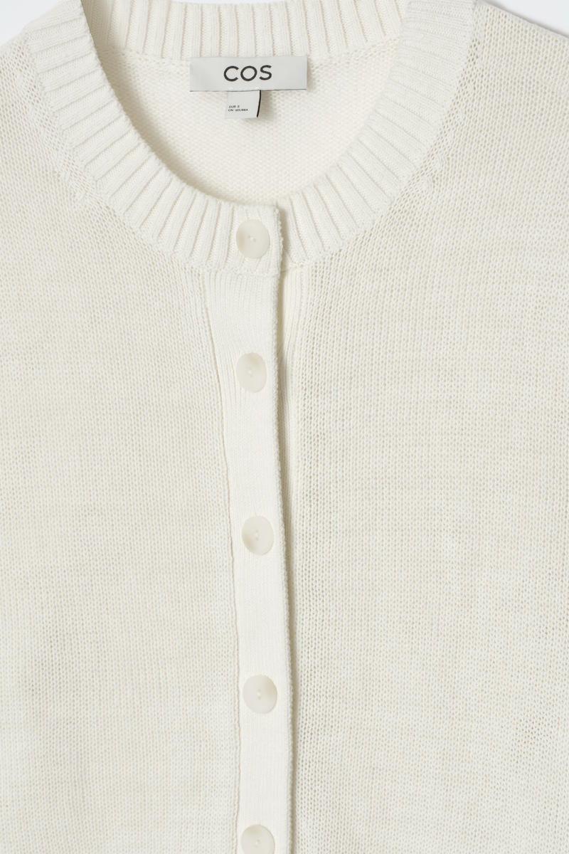 COS ニットリネンカーディガン