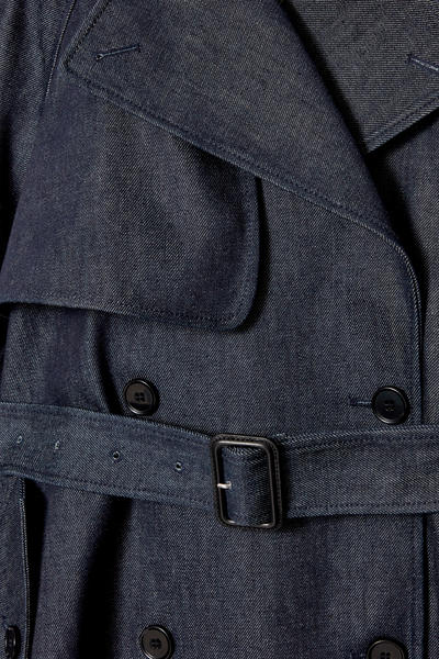 COS オーディオデニムトレンチコート