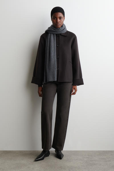 COS ユニセックスカシミヤマフラー