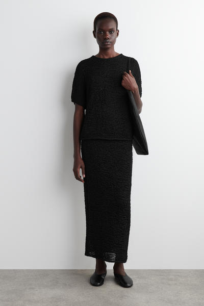 COS ミニマルレザーバレーシューズ