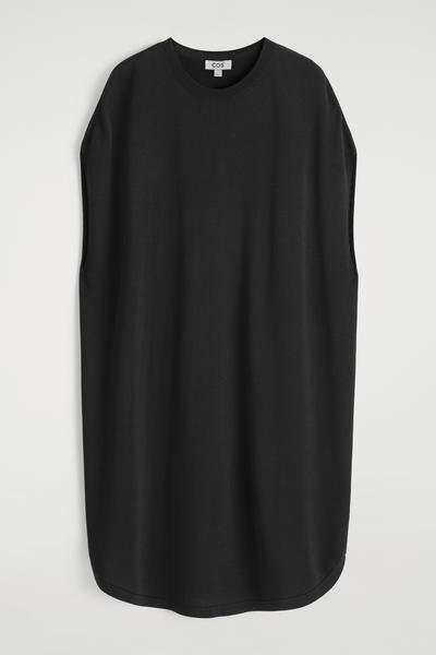 COS サークルカットニットミニドレス