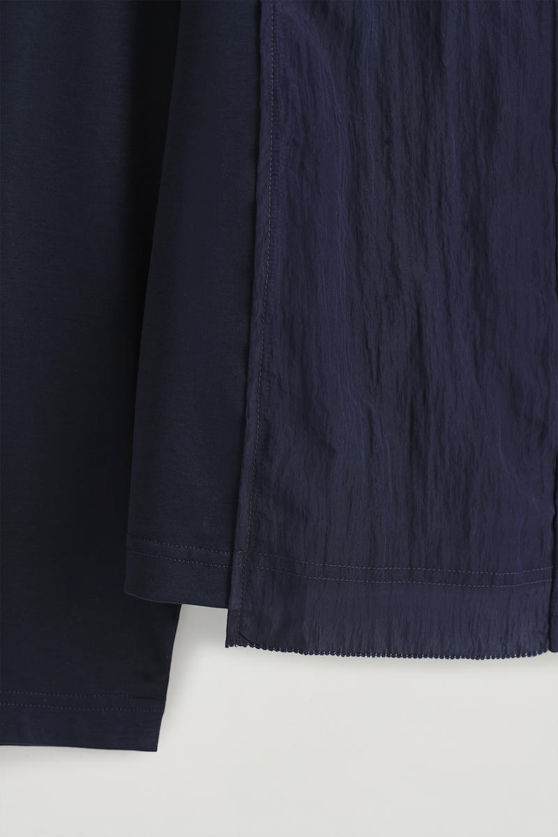 COS ジャージーパネルカーディガン