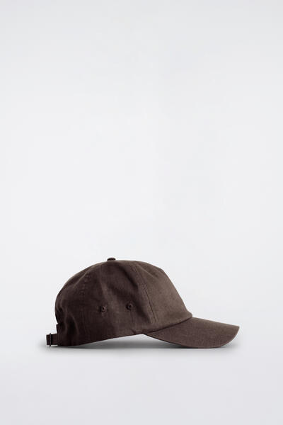 COS リネンベースボールキャップ