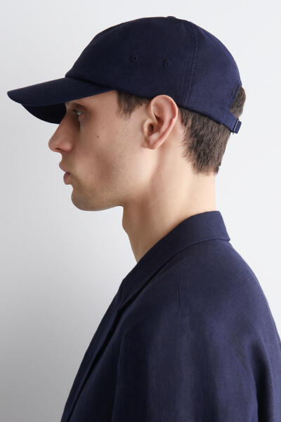 COS リネンベースボールキャップ