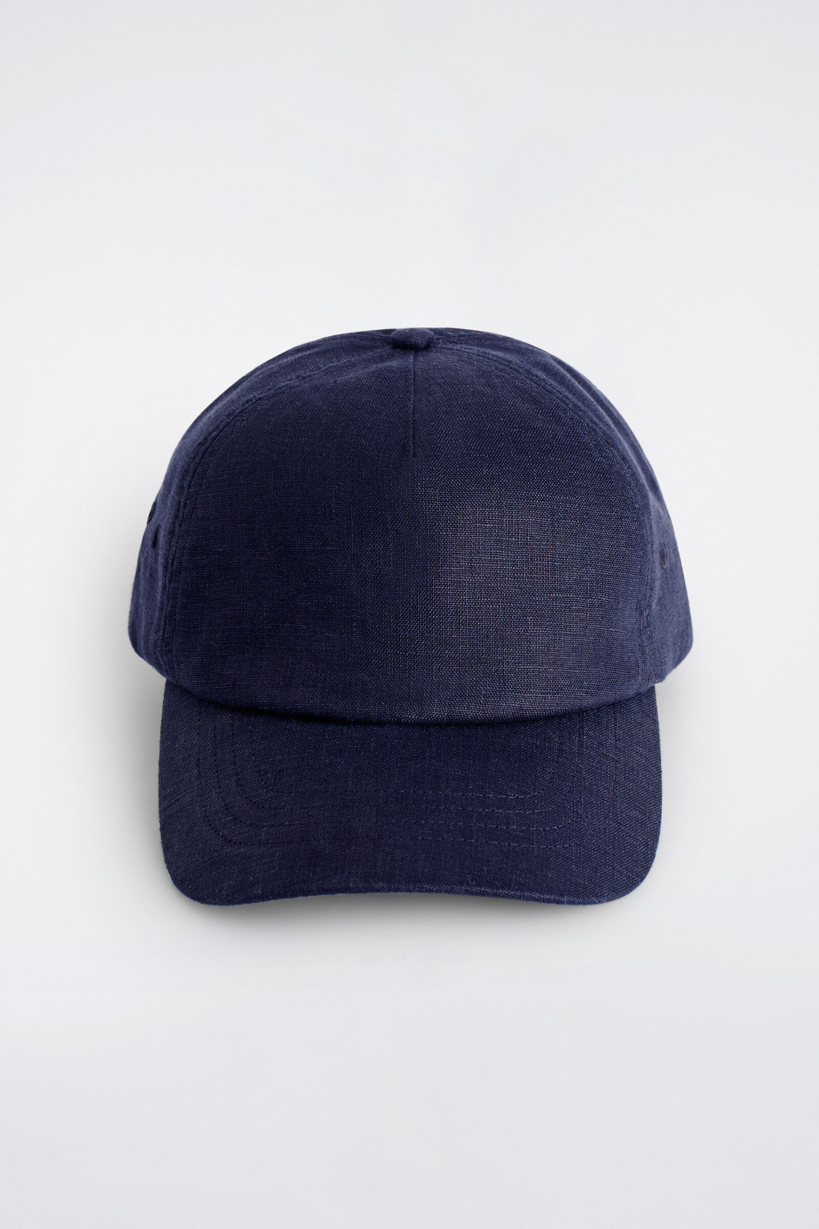 LINEN BASEBALL CAP リネンベースボールキャップ ネイビー｜COS コス 