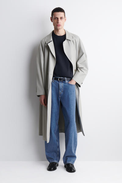 COS インターロックコットンクルーネックTシャツ