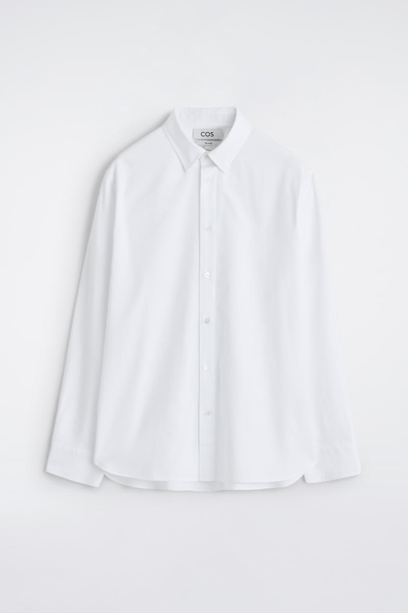 COS コットンオックスフォードシャツ
