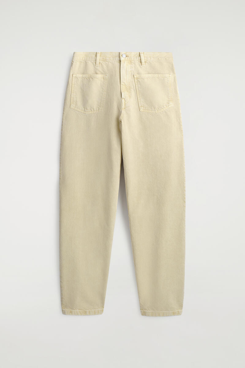 COS パッチポケット ストレートジーンズ