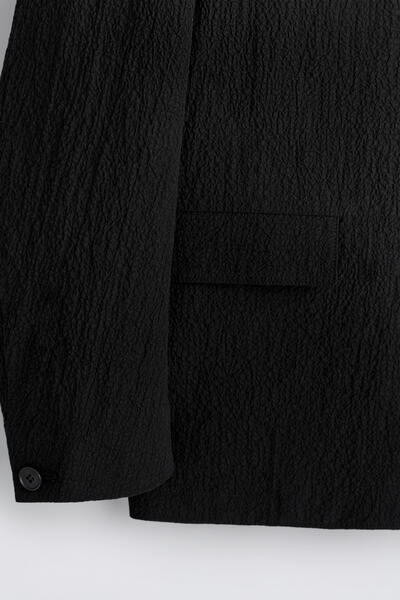 COS アンストラクチャード シアサッカー ブレザー