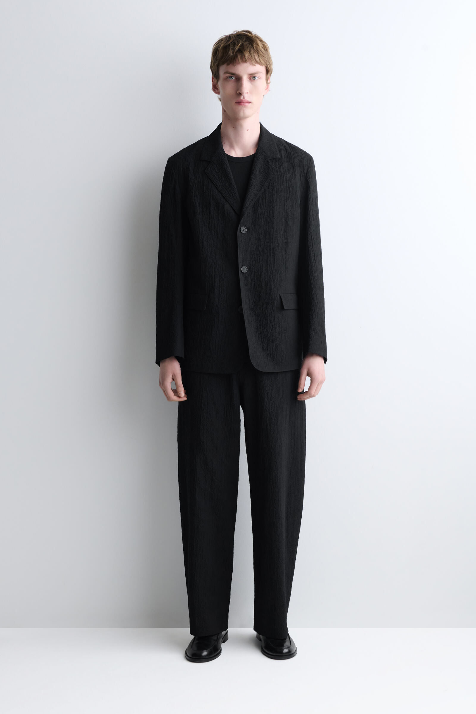 UNSTRUCTURED SEERSUCKER BLAZER アンストラクチャード シアサッカー 
