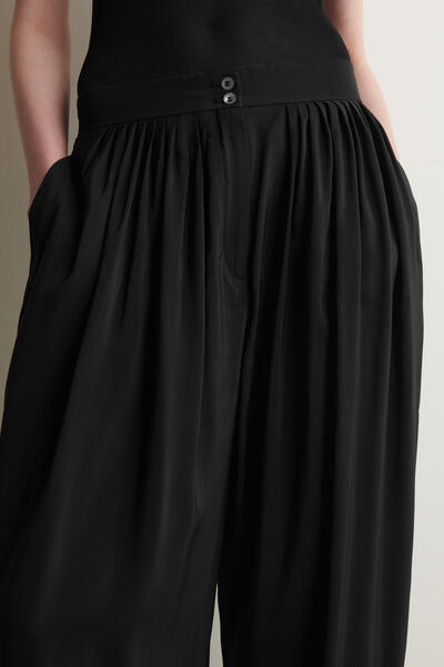 COS ドレーププリーツ　ストレートレッグパンツ