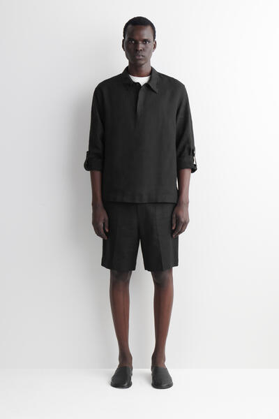 COS KIRK 長袖リネンプルオーバー