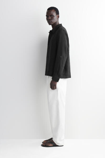 COS KIRK 長袖リネンプルオーバー