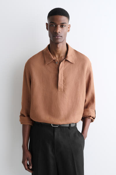 COS KIRK 長袖リネンプルオーバー